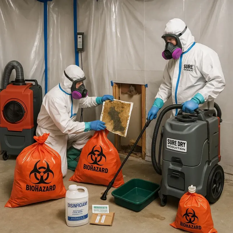 Contaminated Water Handling Protocols process in Mount Carroll, IL